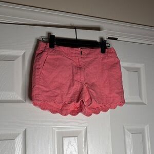 3/$15 Pink Scalloped Kids shorts size 12